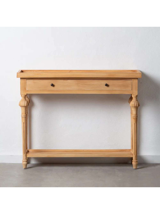 Console drapier en bois brut