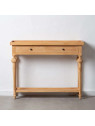 Console drapier en bois brut