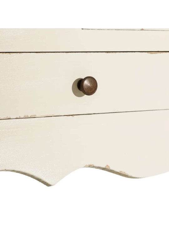 Console Marianne en bois blanc