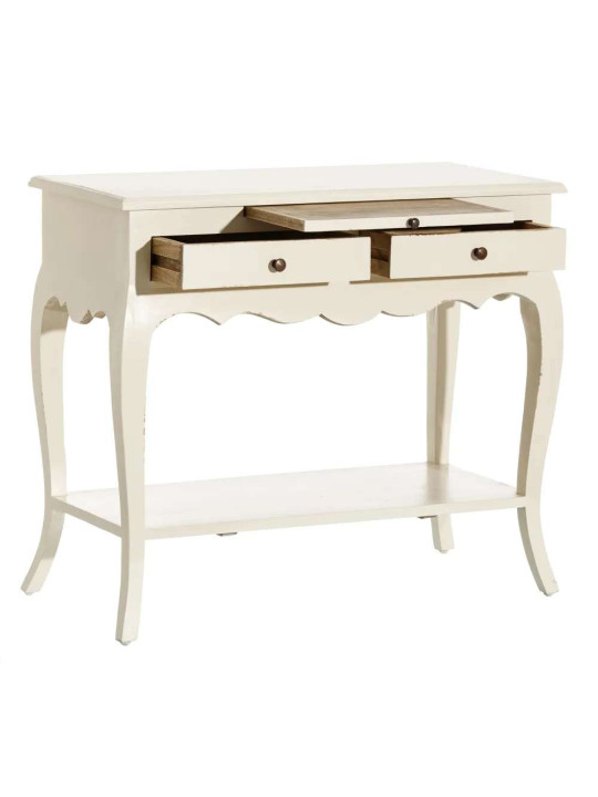 Console Marianne en bois blanc