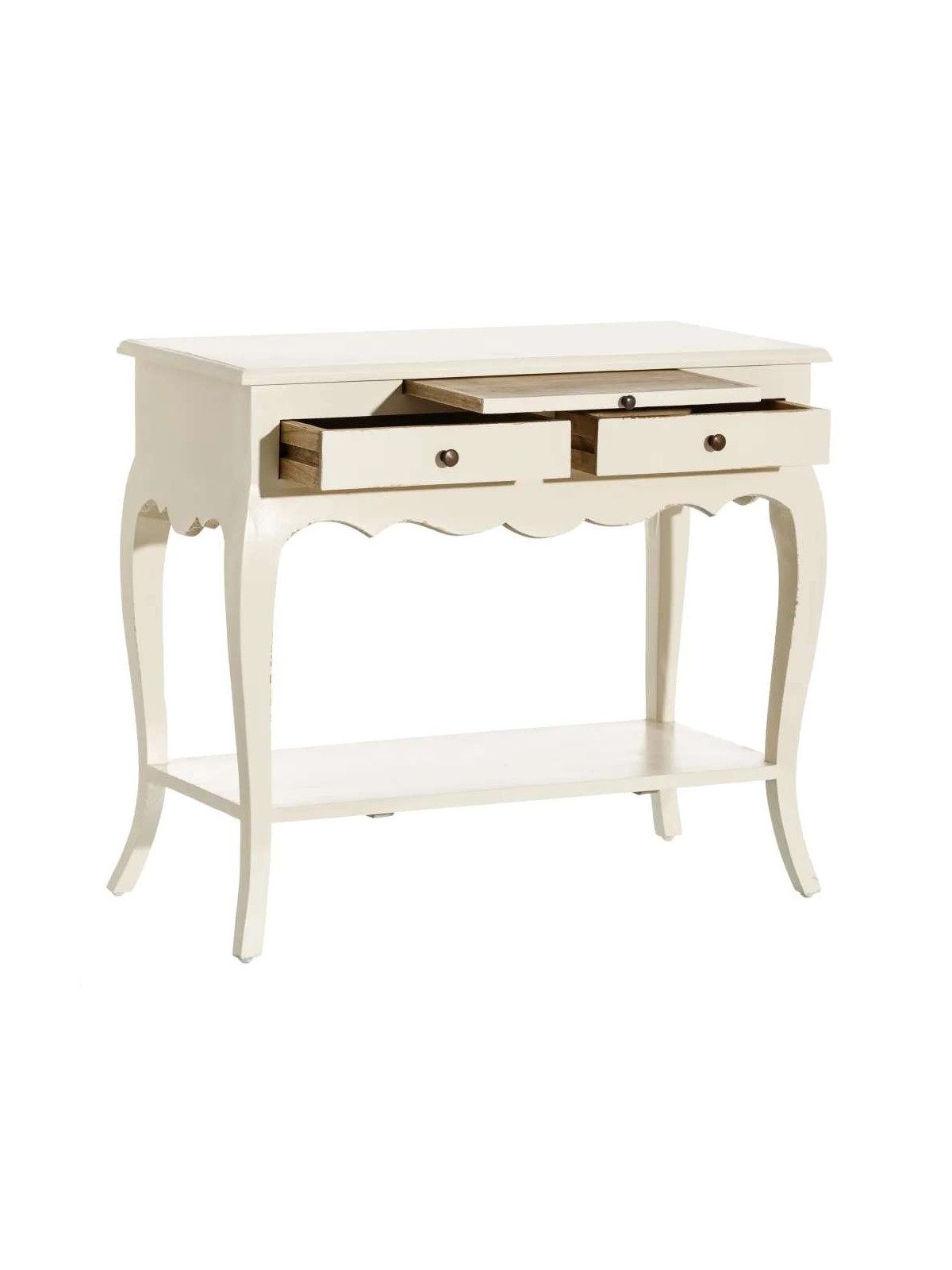 Console Marianne en bois blanc