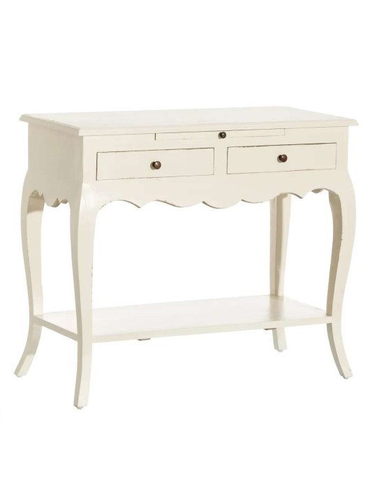 Console Marianne en bois blanc