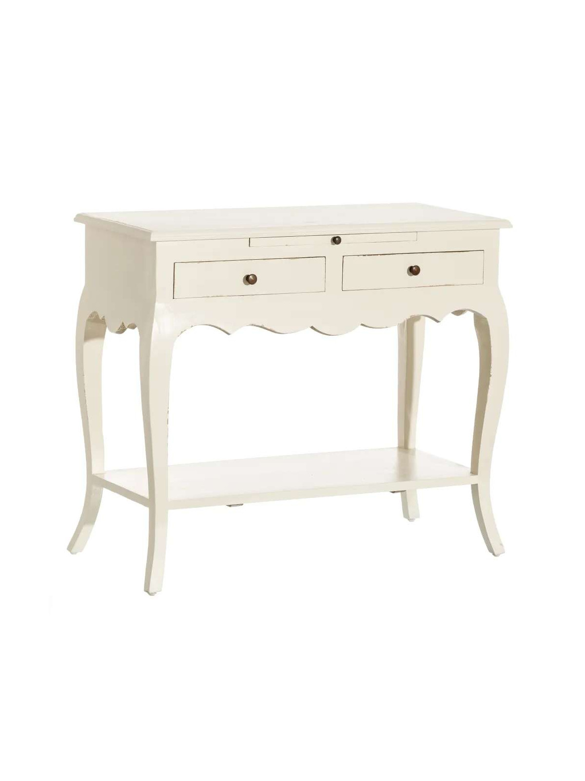 Console Marianne en bois blanc