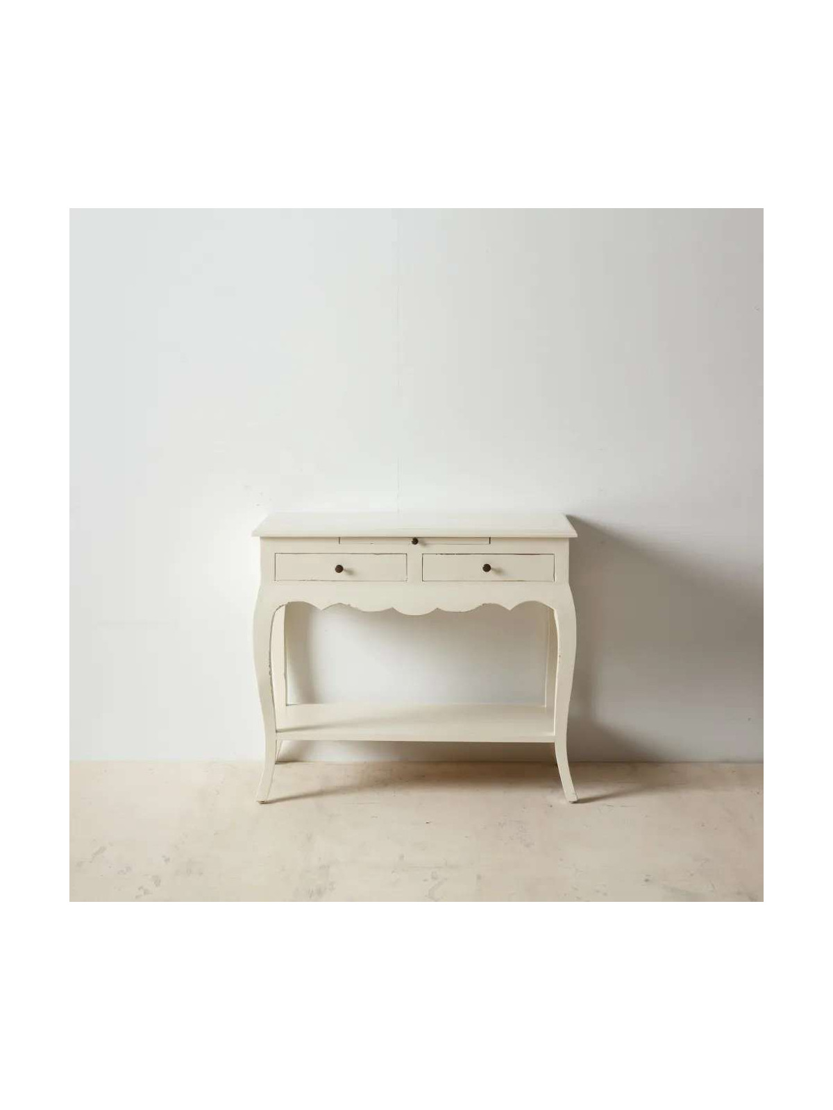 Console Marianne en bois blanc