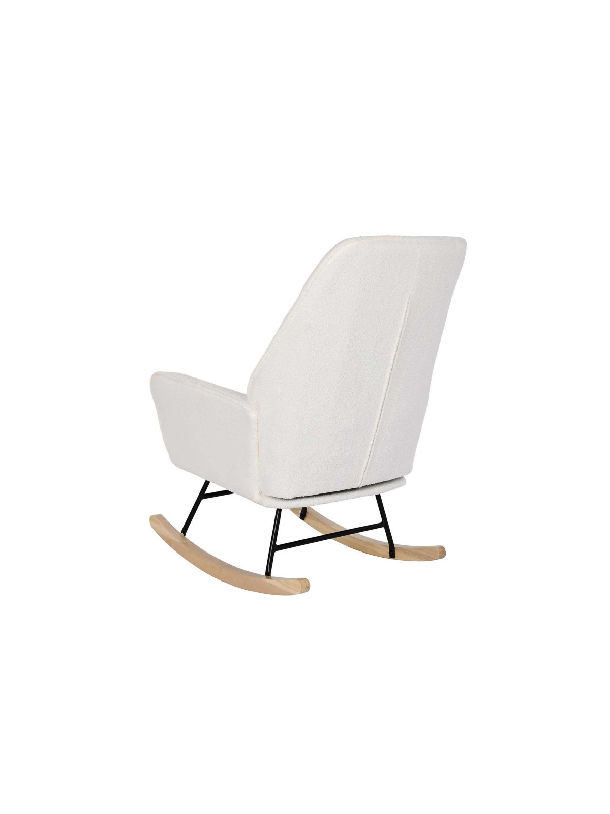 Fauteuil à bascule Elvira crème