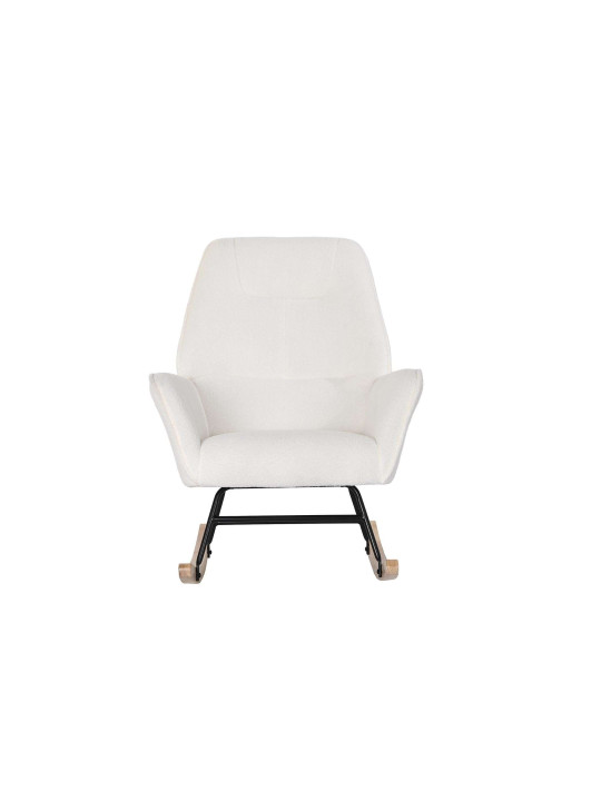 Fauteuil à bascule Elvira crème