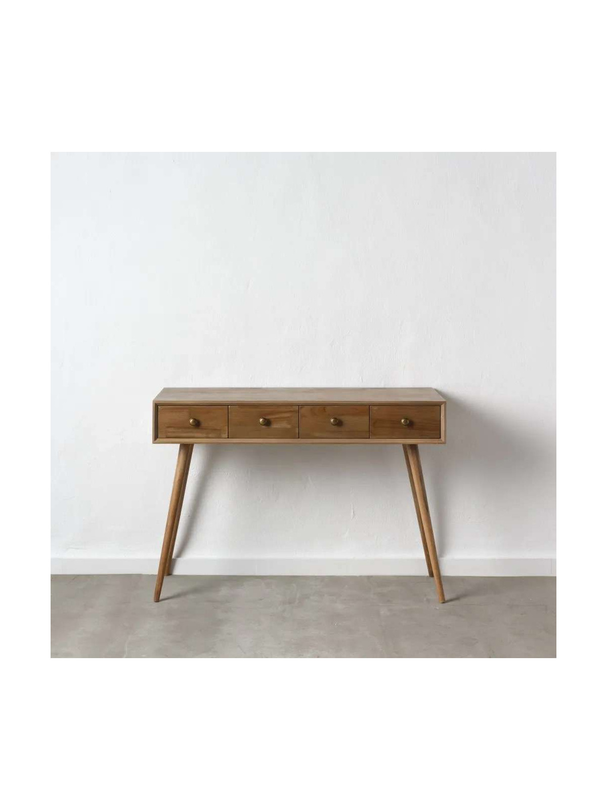 Console 4 tiroirs en bois de camphre