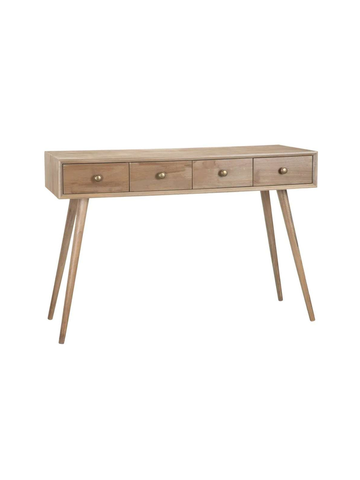 Console 4 tiroirs en bois de camphre