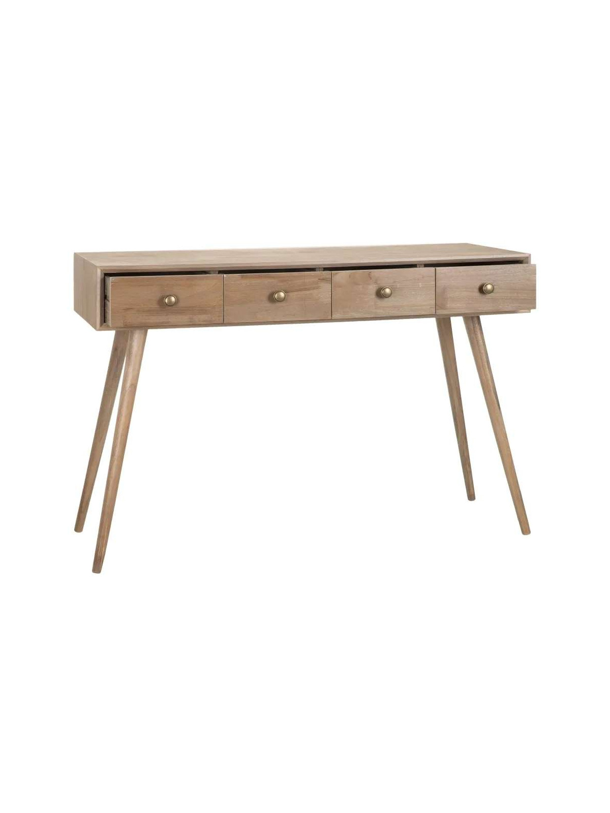 Console 4 tiroirs en bois de camphre