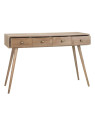 Console 4 tiroirs en bois de camphre