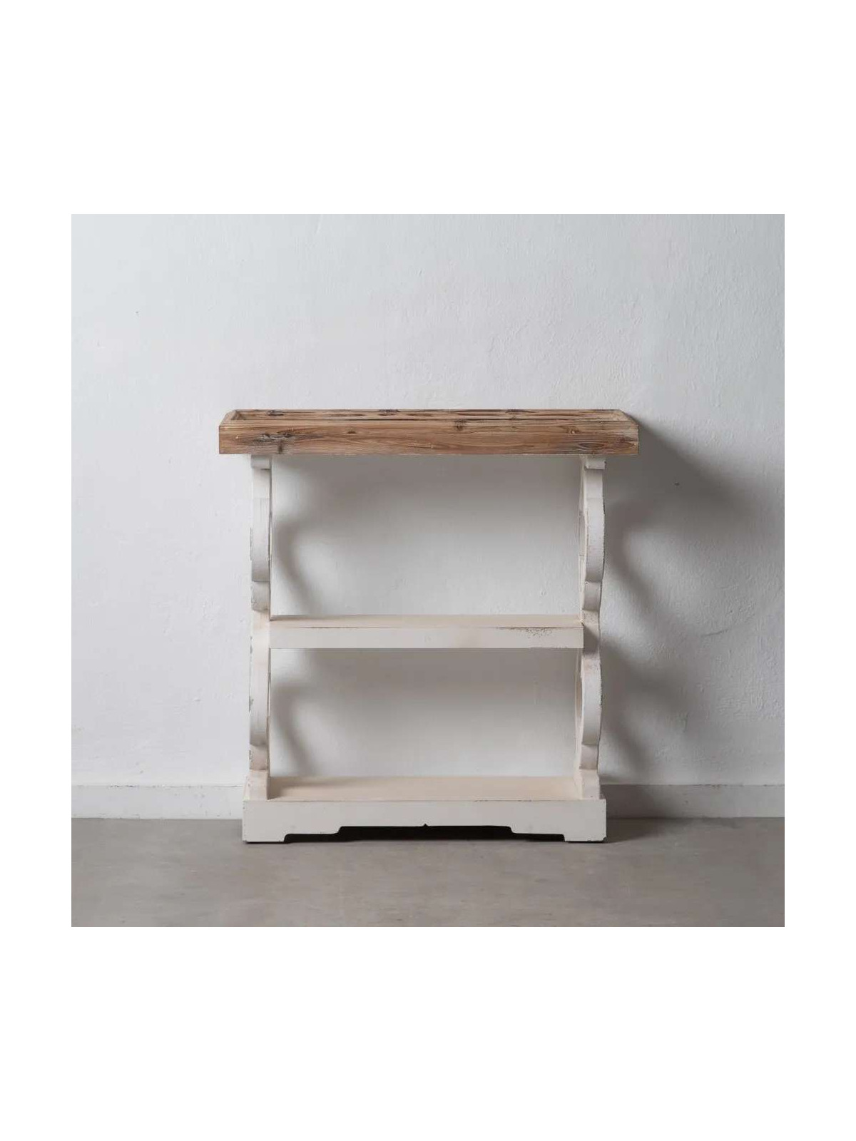 Console Rosie en bois blanc