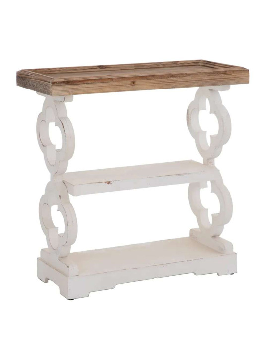 Console Rosie en bois blanc