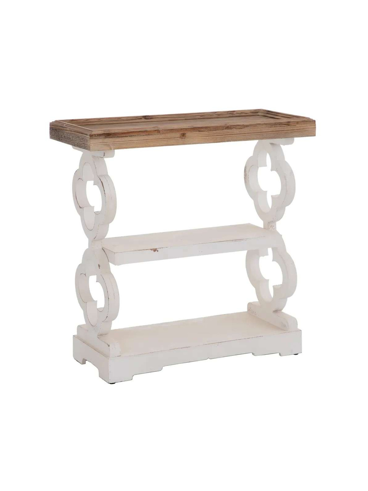 Console Rosie en bois blanc