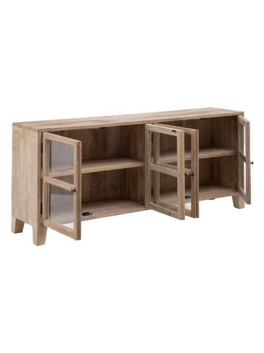 Buffet 4 portes en bois de manguier