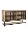 Buffet industriel William en bois manguier