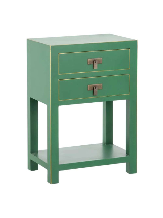 Table de chevet verte Yalong