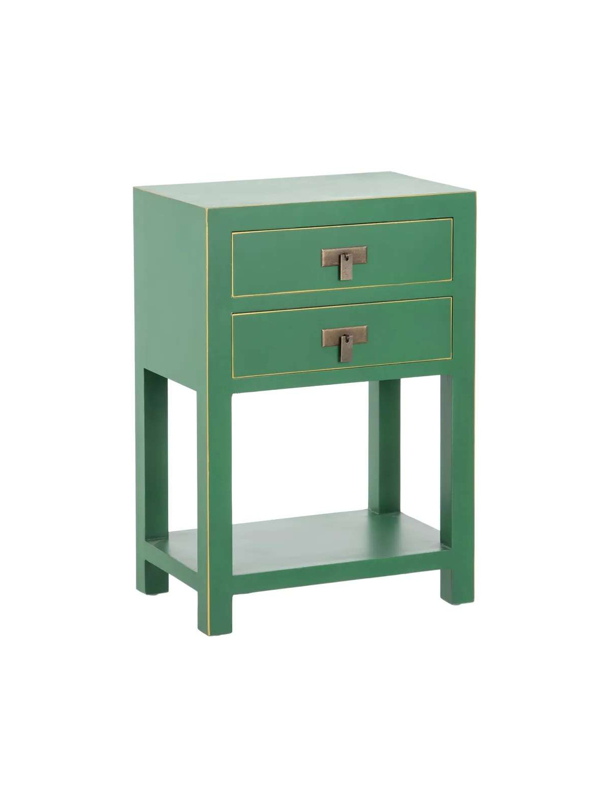 Table de chevet verte Yalong