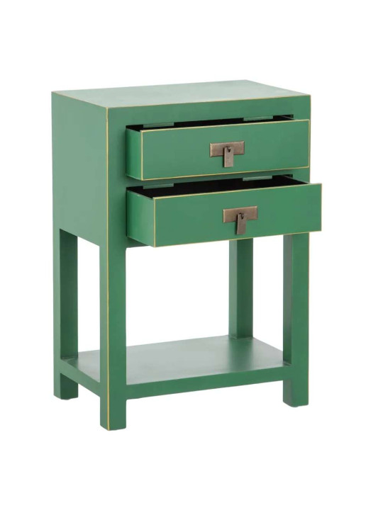 Table de chevet verte Yalong