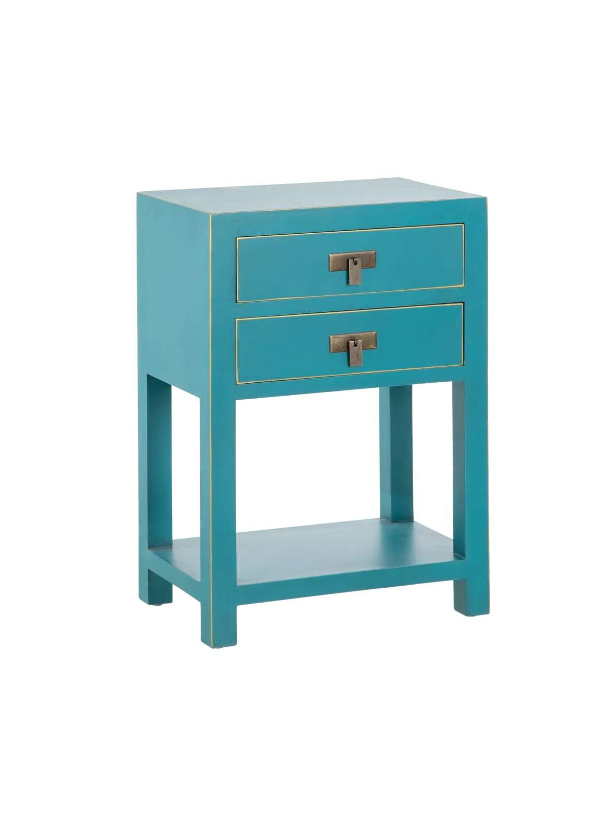 Table de chevet bleu Yalong