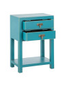 Table de chevet bleu Yalong