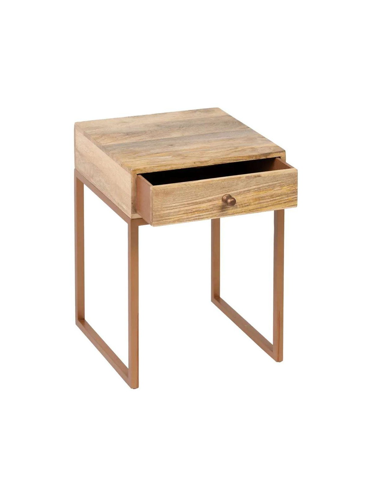 Table de chevet Eloi en bois de manguier