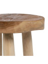 Tabouret Edel en bois de teck