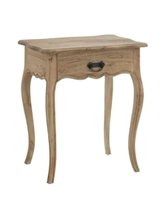 Table de chevet en bois de mindi