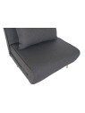 Fauteuil convertible Nela gris anthracite