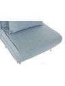 Fauteuil convertible Nela bleu clair