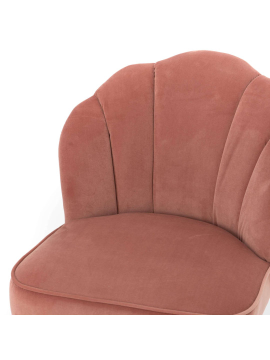 Fauteuil Flore rose Amadeus