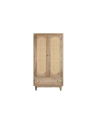 Armoire Almeida bois de manguier et cannage en rotin