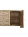 Buffet 3 tiroirs Almeida bois de manguier et cannage en rotin