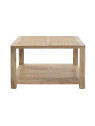 Table basse Almeida bois de manguier et cannage en rotin