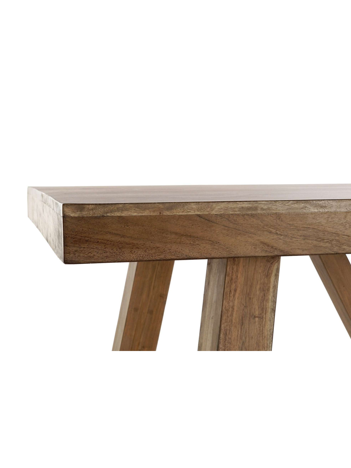 Table naturel en bois d'acacia