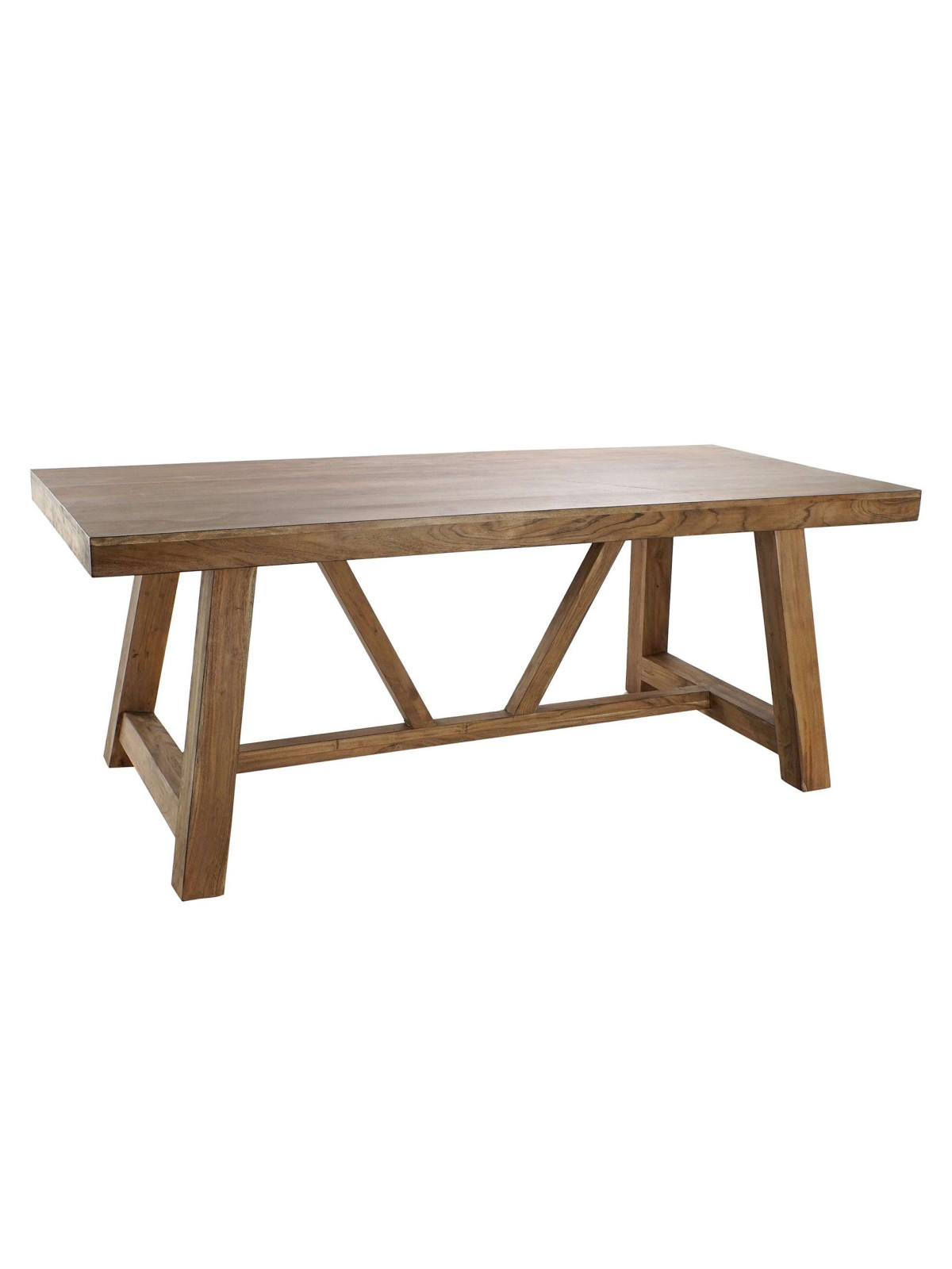 Table naturel en bois d'acacia