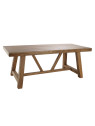 Table naturel en bois d'acacia