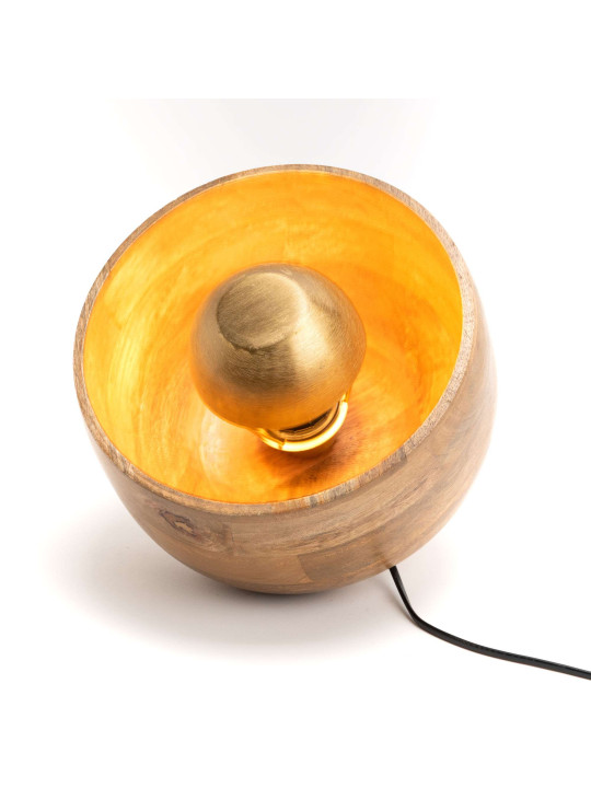 Petite lampe en bois de table Samuel