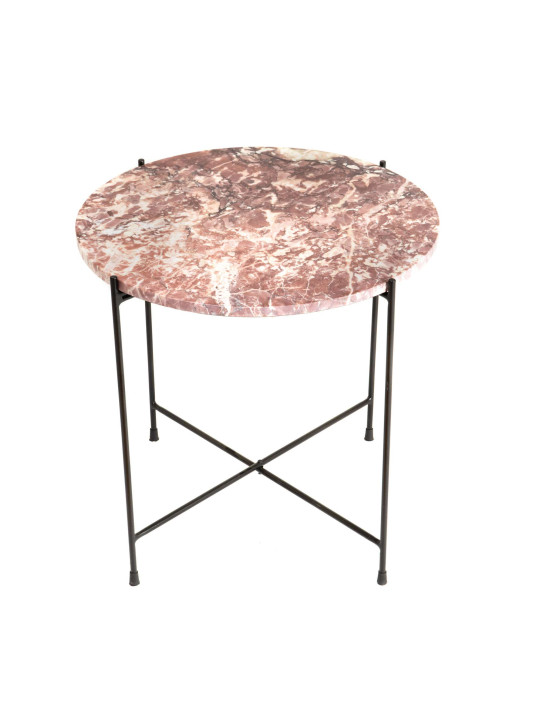 Table basse marbre rose D50