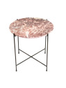 Table basse marbre rose D50