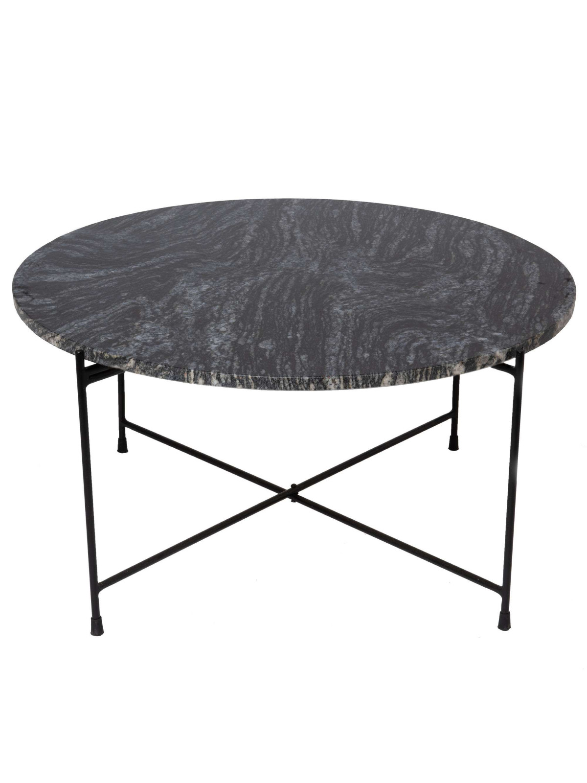 Table basse marbre noir D70