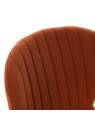 Set de 4 chaises Mistral terracotta Amadeus