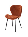 Set de 4 chaises Mistral terracotta Amadeus