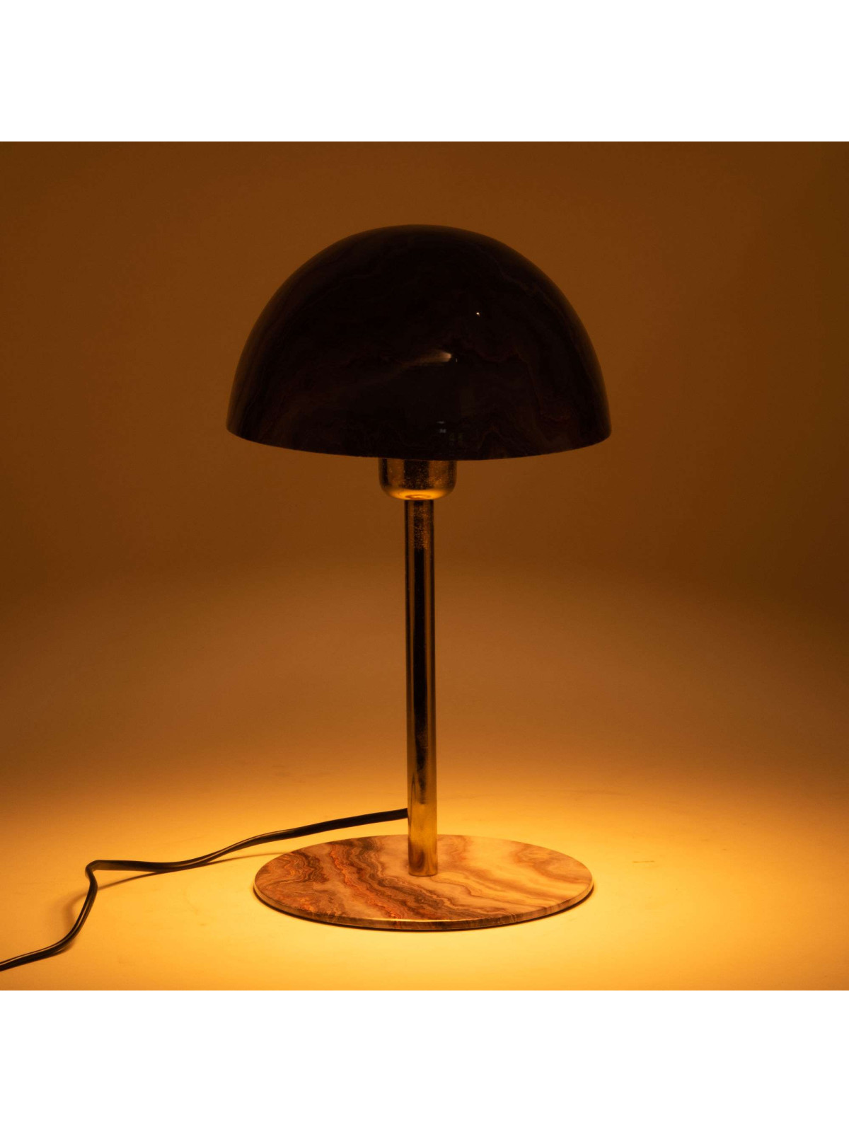 Lampe basile marron