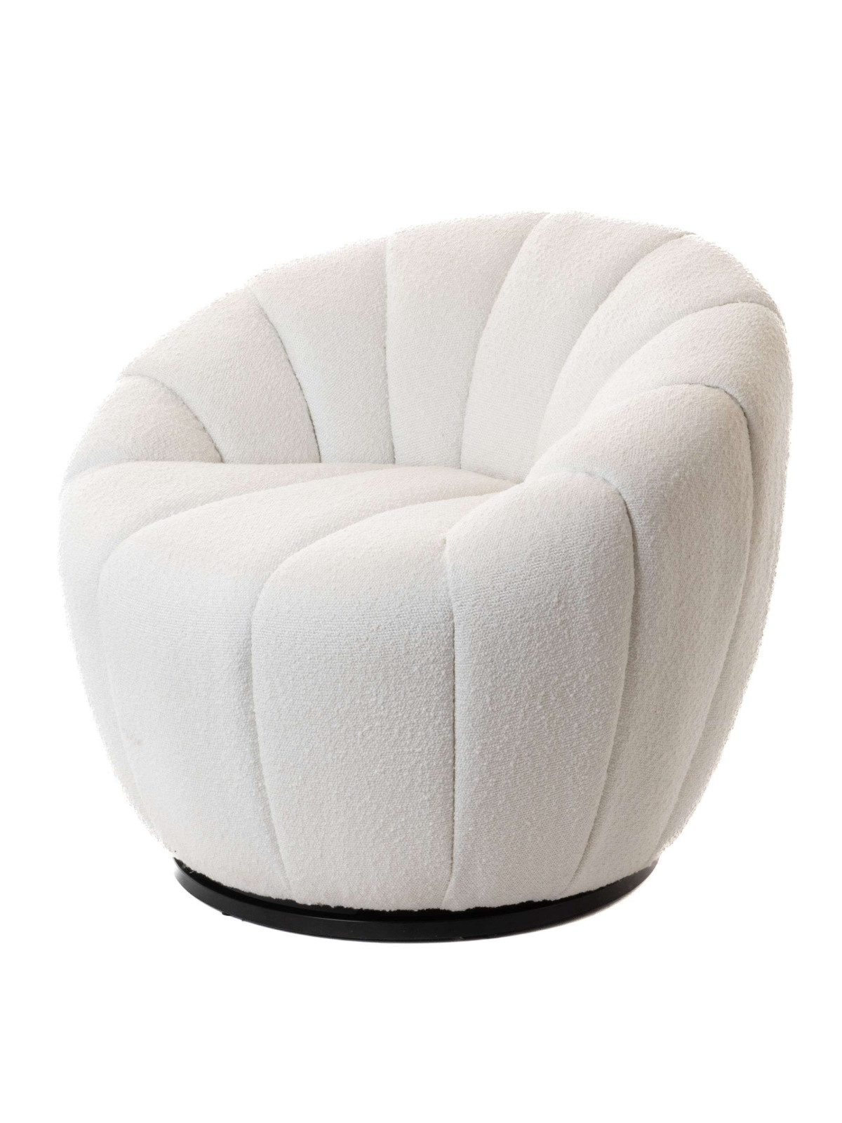 Fauteuil pivotant Cocon blanc