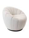 Fauteuil pivotant Cocon blanc