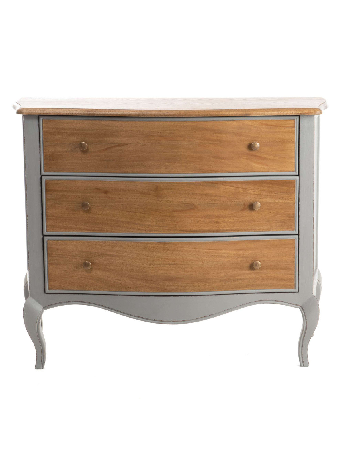 Commode en bois de bayur gris Loberon