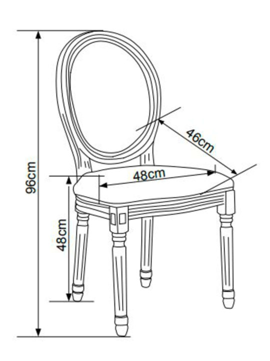 Set de 2 chaises Claudia  Amadeus