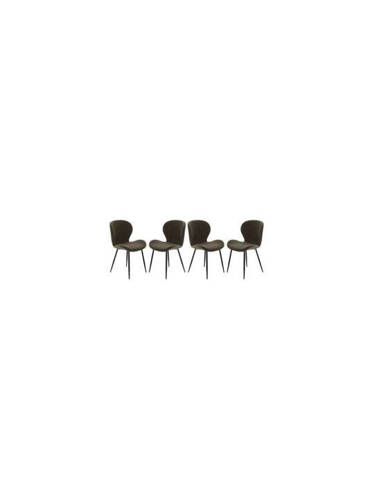 Set de 4 chaises Mistral verte Amadeus