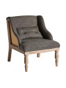 Fauteuil Ruoms en bois de manguier