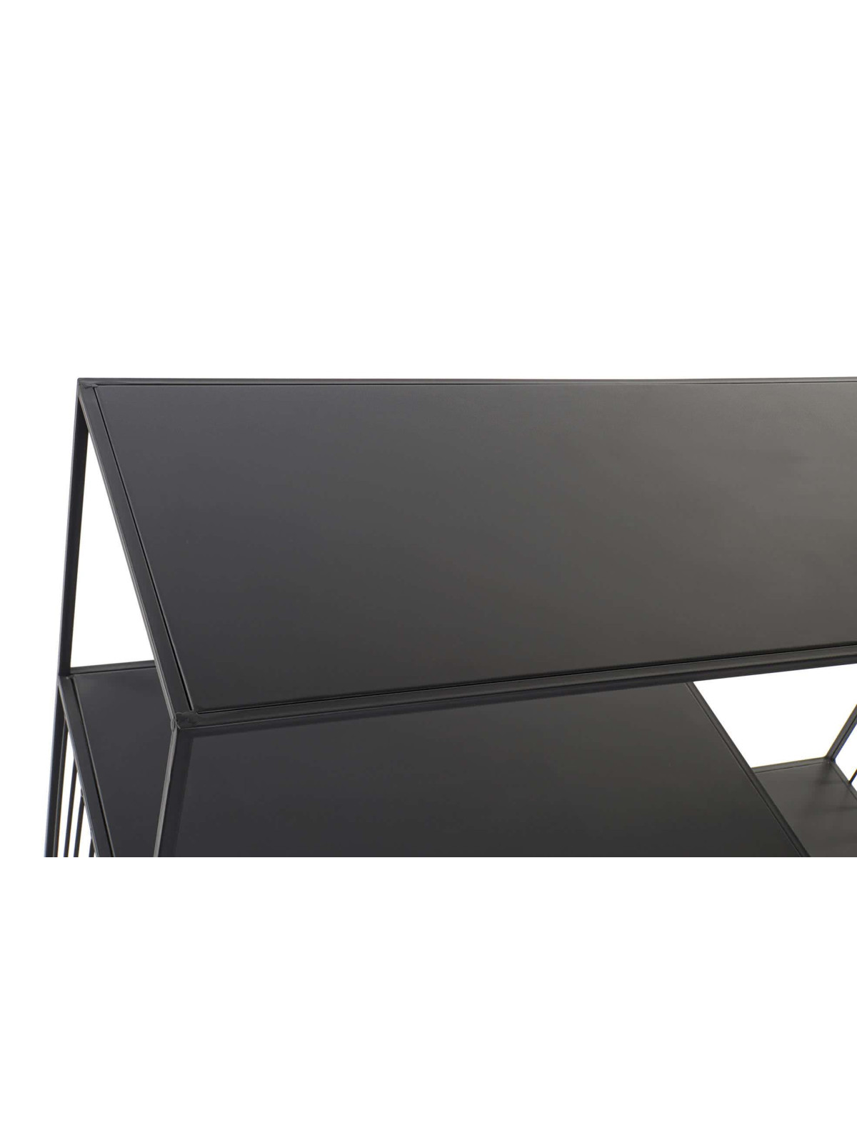 Console industrielle matte noire